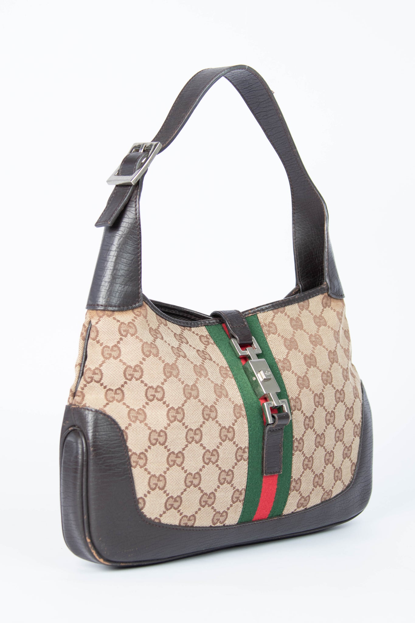 Vintage Gucci Classic GG Monogram Jackie Bag