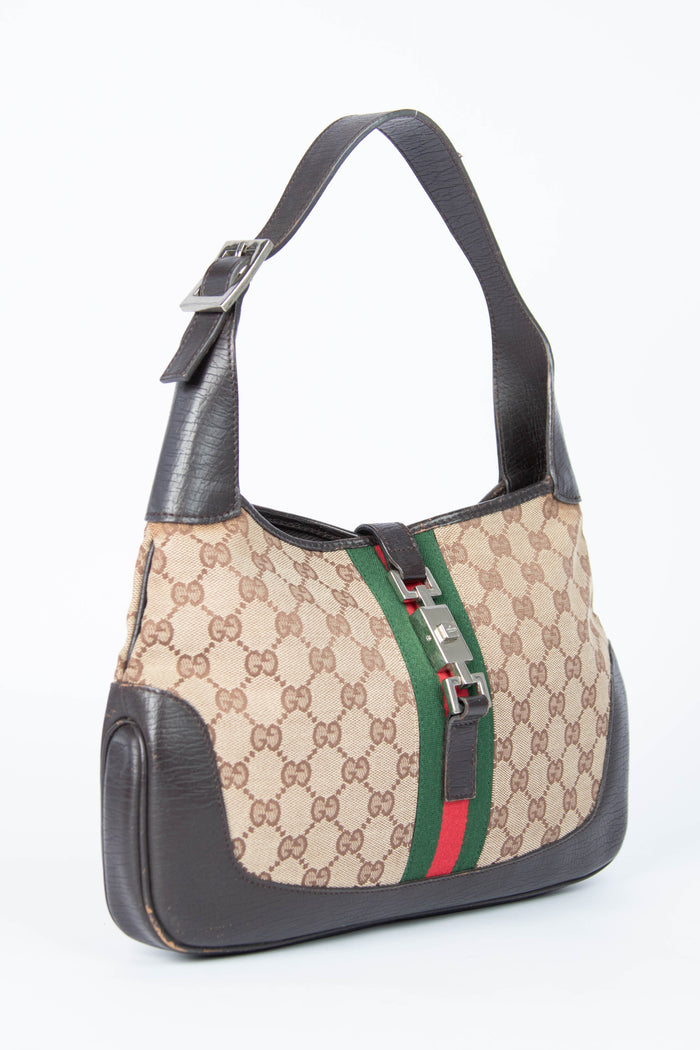 Vintage Gucci Classic GG Monogram Jackie Bag