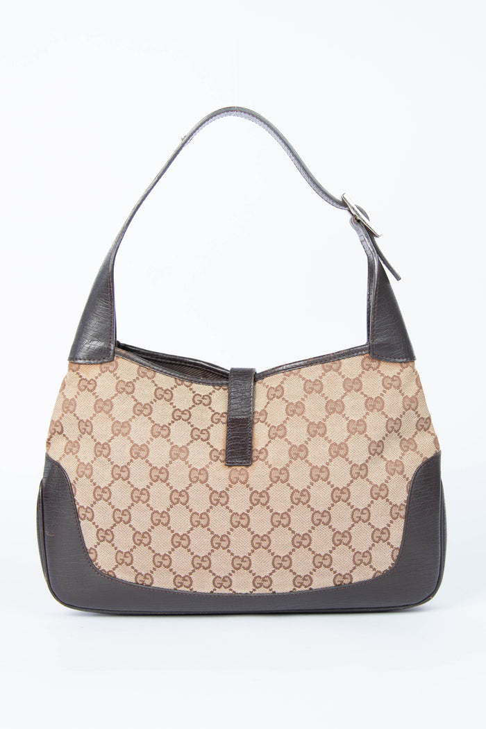 Vintage Gucci Classic GG Monogram Jackie Bag