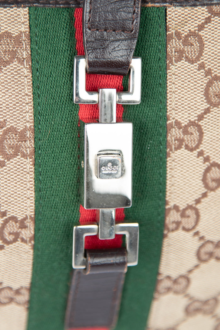 Vintage Gucci Classic GG Monogram Jackie Bag
