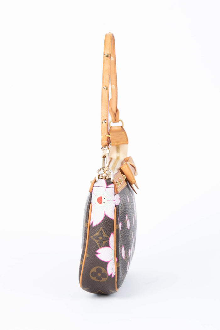 RARE Louis Vuitton x Takashi Murakami Cherry Blossom Pochette Accessoires