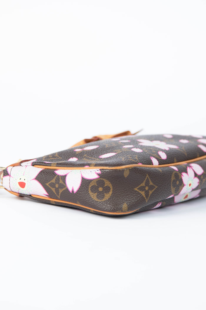 RARE Louis Vuitton x Takashi Murakami Cherry Blossom Pochette Accessoires