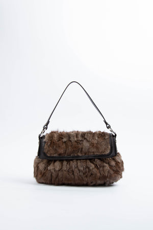 2000s Fendi Fur Chef Shoulder Bag