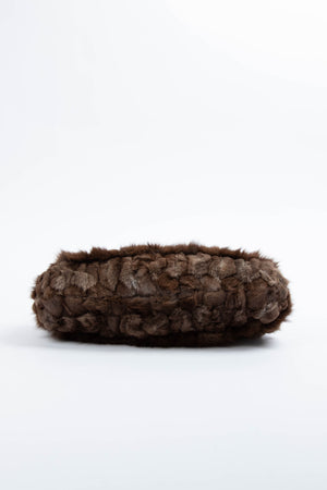 2000s Fendi Fur Chef Shoulder Bag