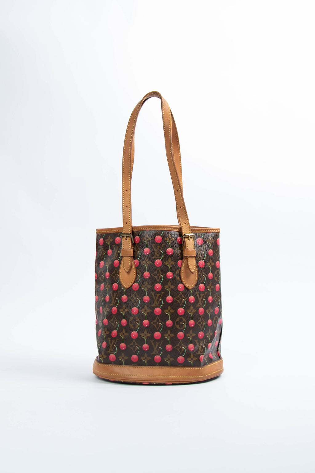 SUPER RARE Louis Vuitton x Takashi Murakami Cherry Bucket Bag