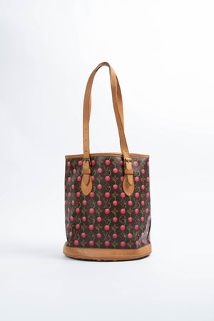 SUPER RARE Louis Vuitton x Takashi Murakami Cherry Bucket Bag