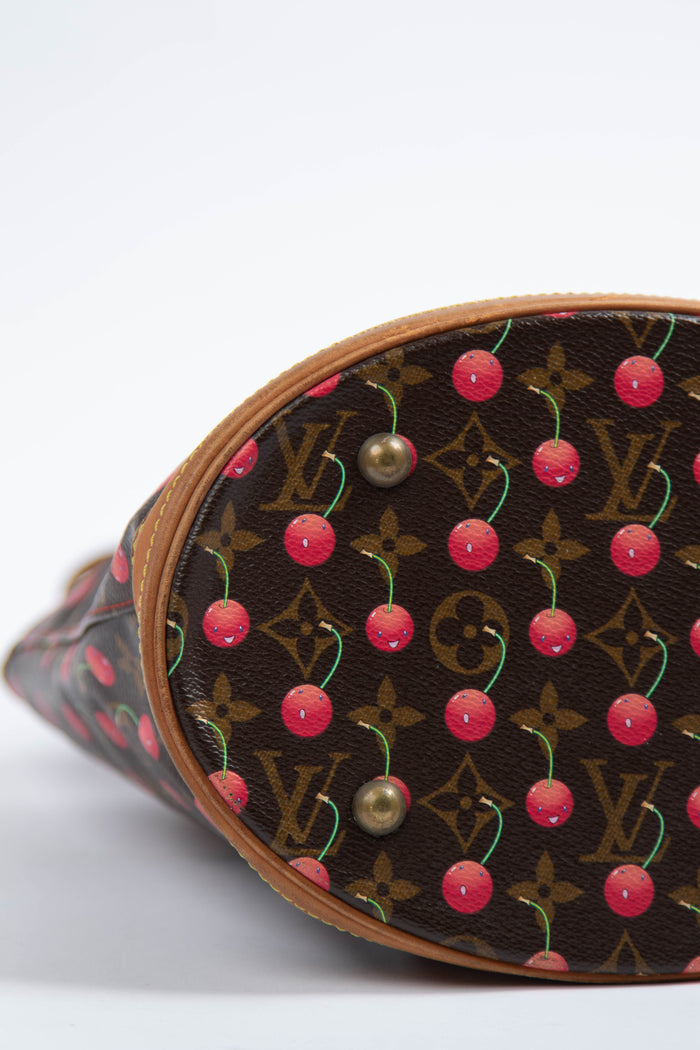 SUPER RARE Louis Vuitton x Takashi Murakami Cherry Bucket Bag