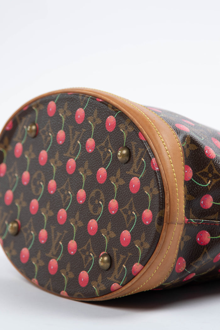 SUPER RARE Louis Vuitton x Takashi Murakami Cherry Bucket Bag