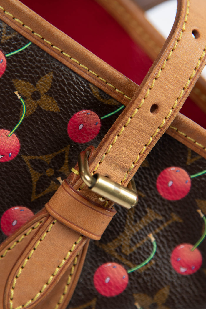 SUPER RARE Louis Vuitton x Takashi Murakami Cherry Bucket Bag