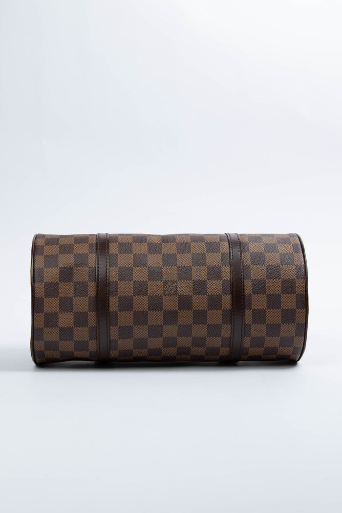 2000s Louis Vuitton Damier Ebene Papillon 30cm Shoulder Bag