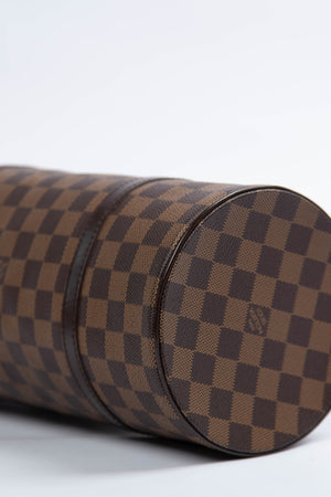 2000s Louis Vuitton Damier Ebene Papillon 30cm Shoulder Bag