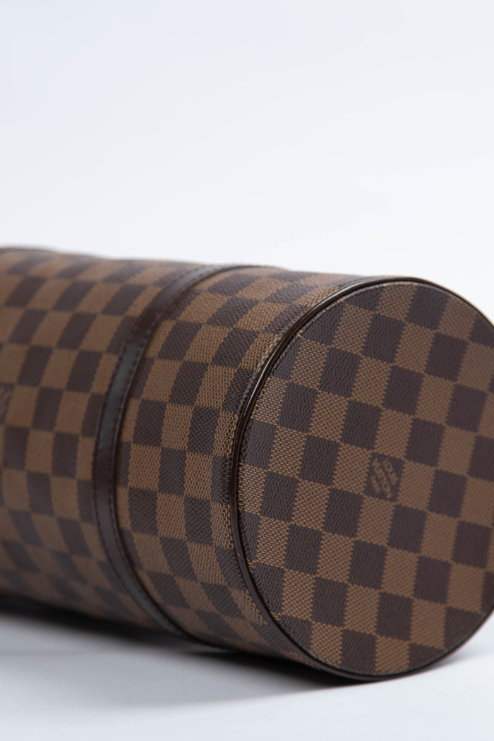 2000s Louis Vuitton Damier Ebene Papillon 30cm Shoulder Bag
