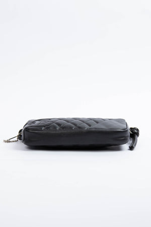 2000s Chanel Rue Cambon Black Shoulder Bag
