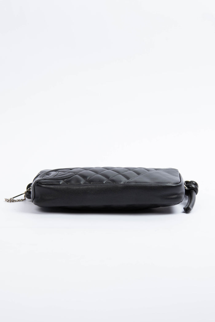 2000s Chanel Rue Cambon Black Shoulder Bag
