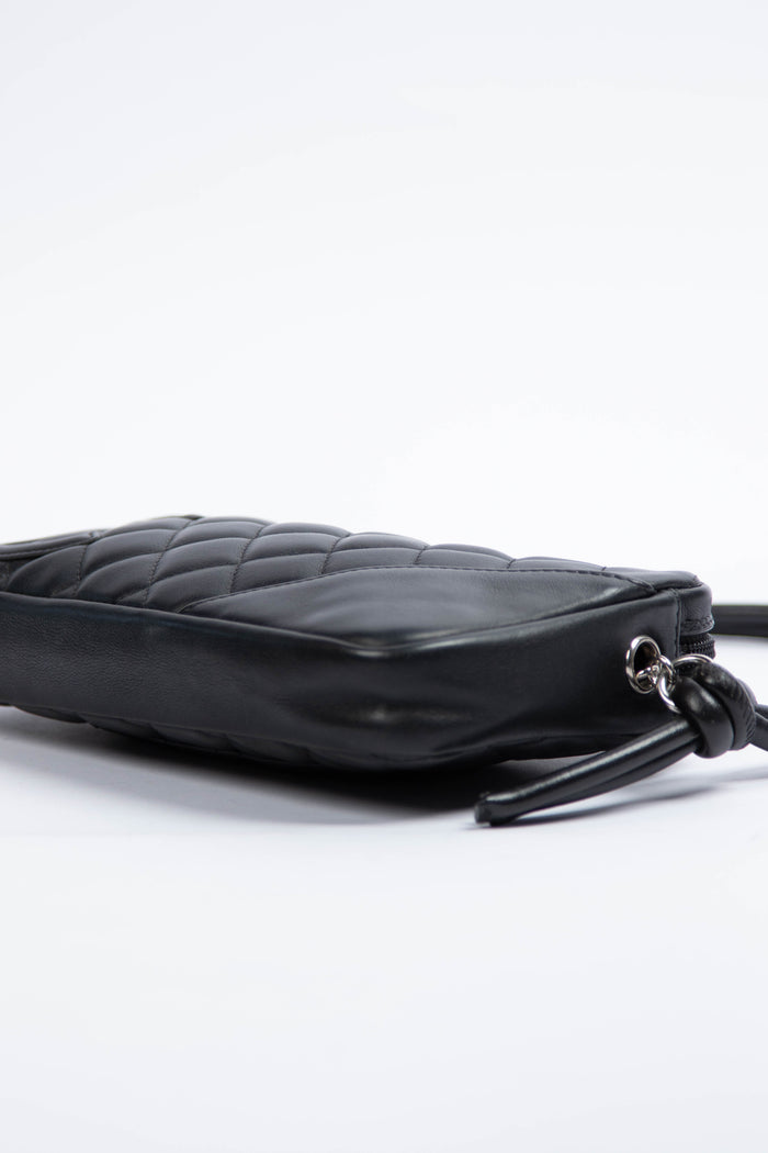 2000s Chanel Rue Cambon Black Shoulder Bag