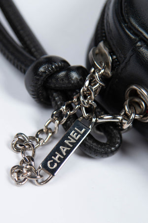 2000s Chanel Rue Cambon Black Shoulder Bag
