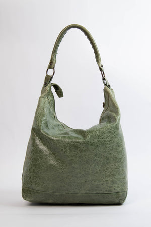 2000s Balenciaga Green Day Hobo Bag