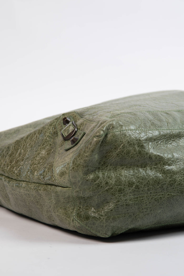 2000s Balenciaga Green Day Hobo Bag