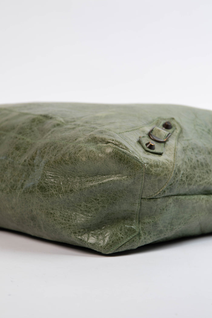 2000s Balenciaga Green Day Hobo Bag