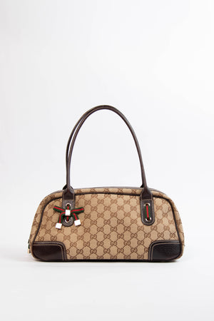 2000s Gucci GG Monogram Princy Shoulder Bag