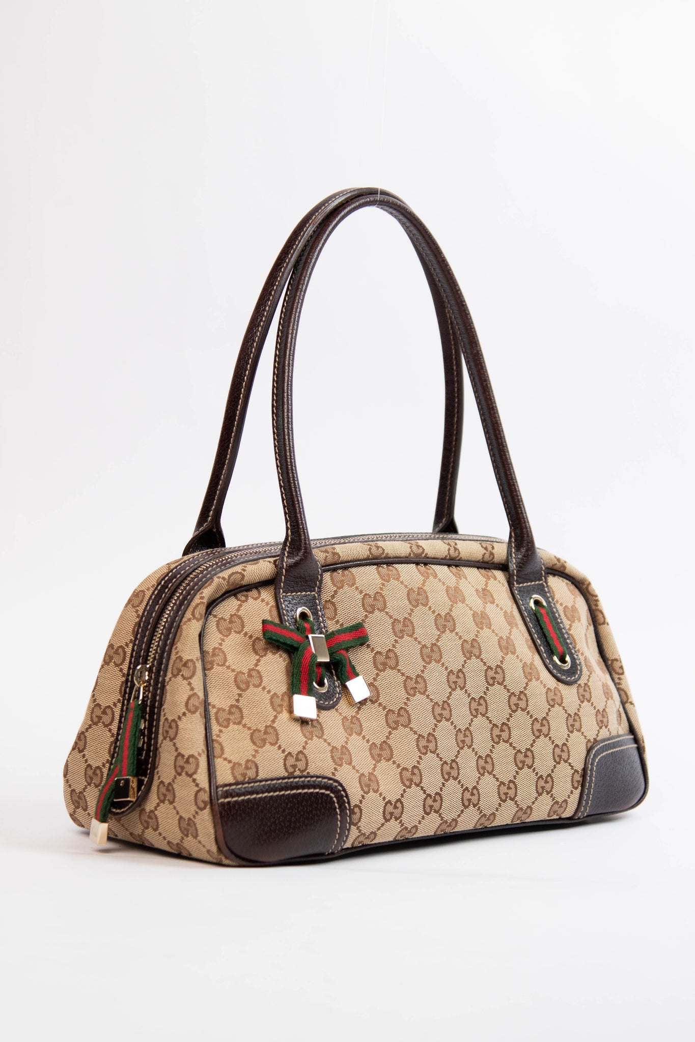 2000s Gucci GG Monogram Princy Shoulder Bag