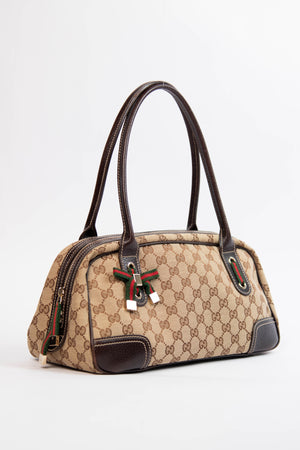 2000s Gucci GG Monogram Princy Shoulder Bag