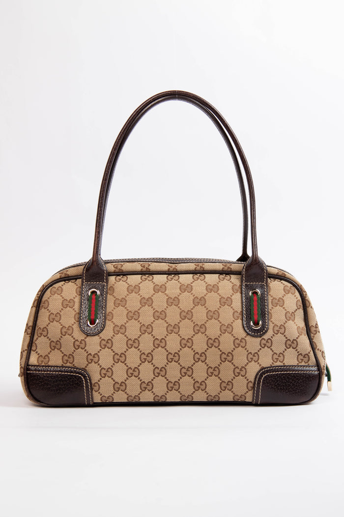 2000s Gucci GG Monogram Princy Shoulder Bag
