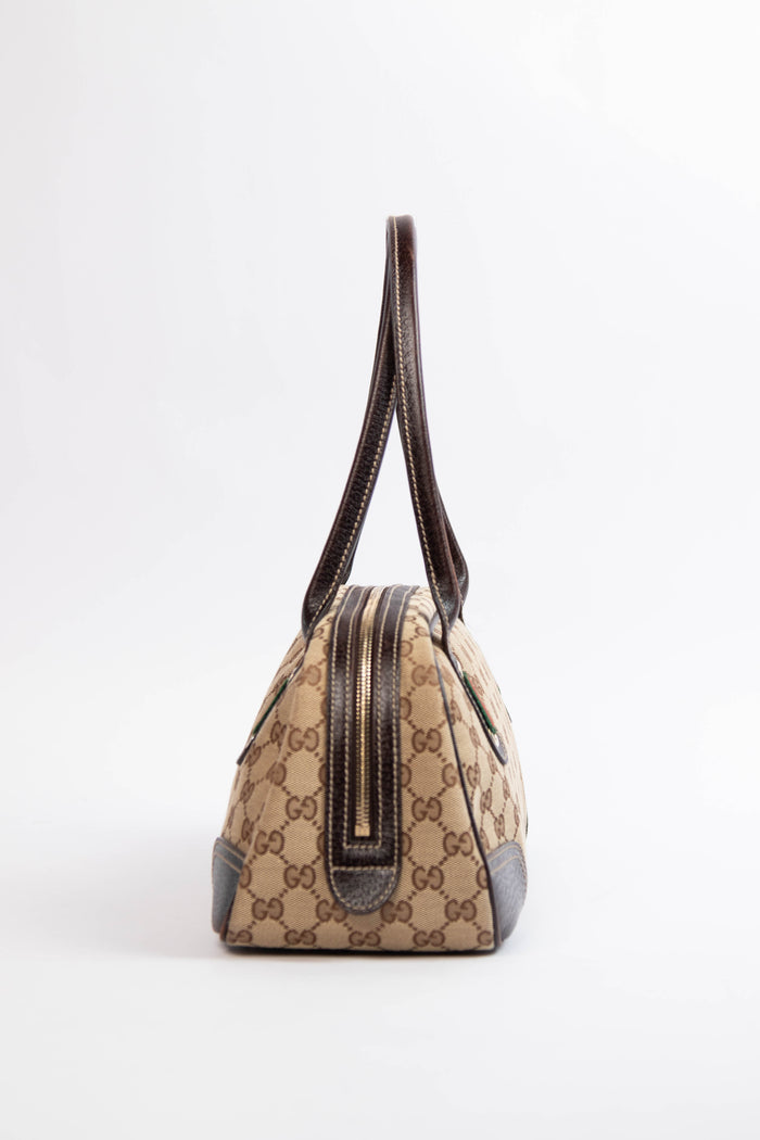 2000s Gucci GG Monogram Princy Shoulder Bag
