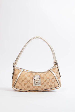 90s Gucci GG Monogram Shoulder Bag
