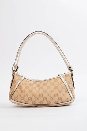 90s Gucci GG Monogram Shoulder Bag