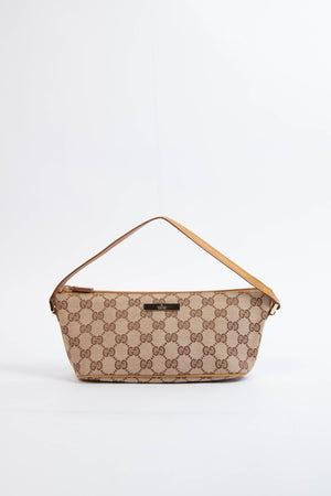 Vintage Gucci Classic GG Monogram Small Shoulder Bag