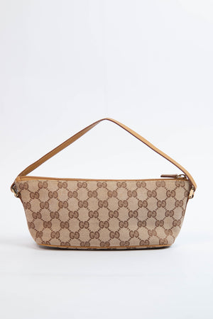 Vintage Gucci Classic GG Monogram Small Shoulder Bag