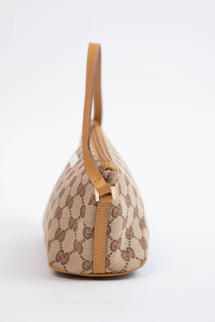 Vintage Gucci Classic GG Monogram Small Shoulder Bag