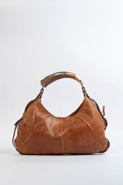 yves saint laurent mombasa モンバサ YVES SAINT LAURENT Mombasa Black Leather Vintage Large