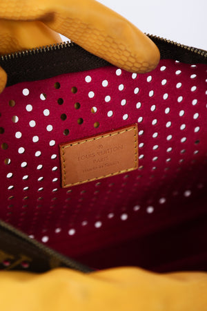 Louis Vuitton, Bags, Louis Vuitton Perforated Pochette Accessoires Orange