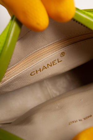 RARE Vintage Chanel Silk Diana Square Flap Crossbody Camera Bag
