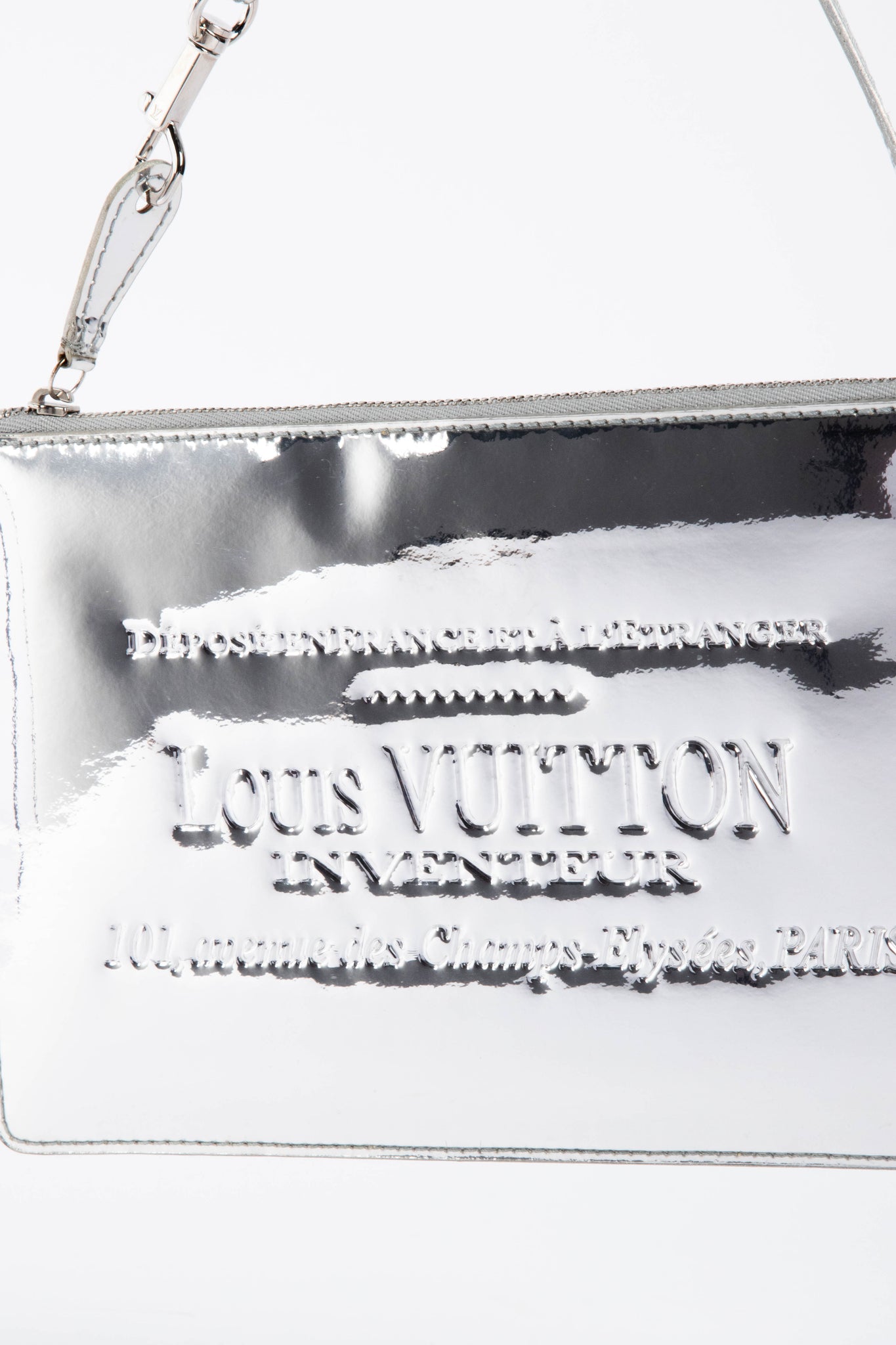 RARE Louis Vuitton Silver Mirior Shoulder Bag